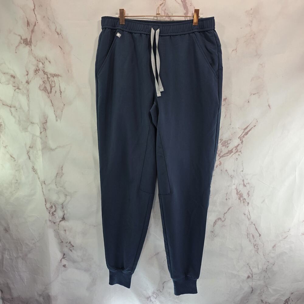 Figs Tansen Pants Mens Medium Blue Navy Gray Scrubs Bottom Cargo 3013 Jogger